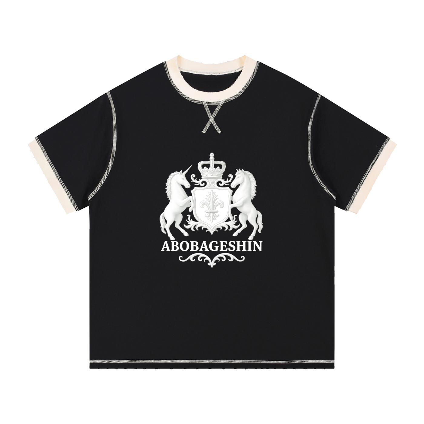 Contrast-Stitched Cotton T-Shirt